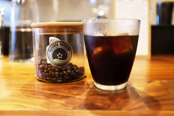 カレーと一緒にコーヒーも
