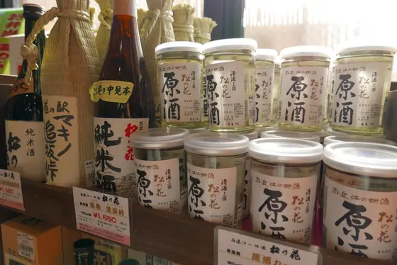 地酒コーナーも充実