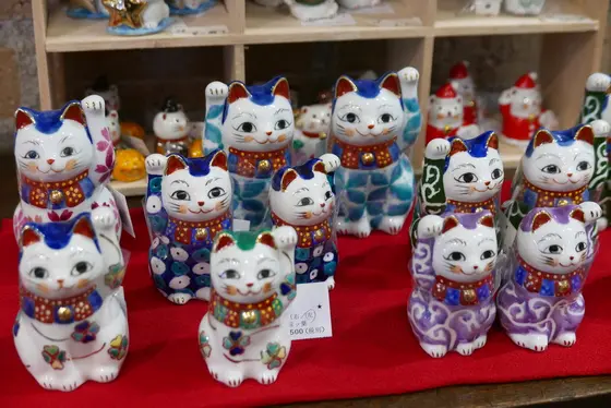 招き猫関係が多いのです