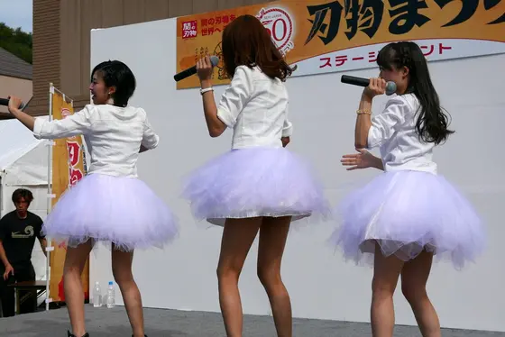 賑やかなステージ