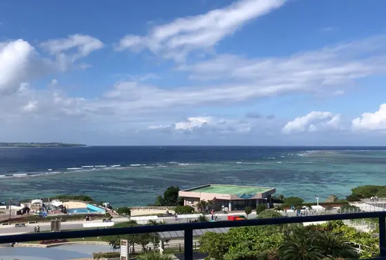 水族館から海が一望できる🌊