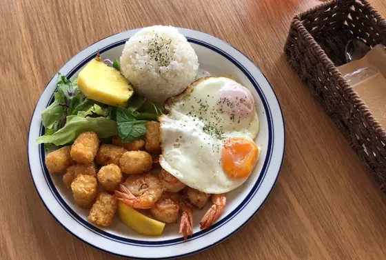 ライスガーリックシュリンププレート 1500円