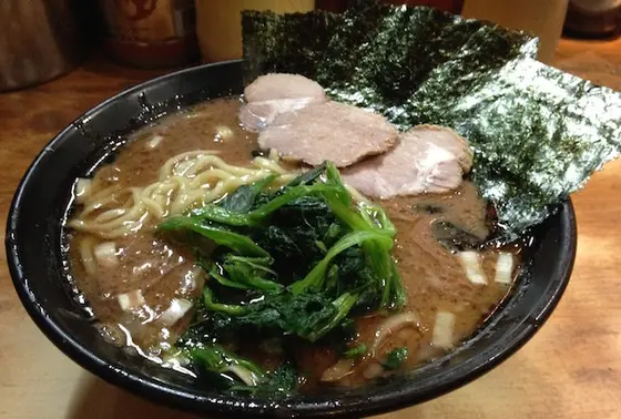 特濃のスープとほうれん草のマッチング🌿