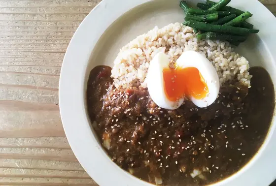 玄米カレー♡