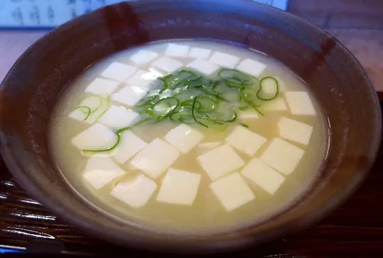 豆腐のおみおつけ。