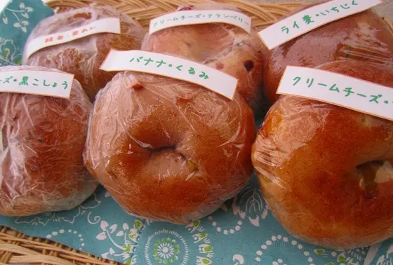 お土産にもベーグル。