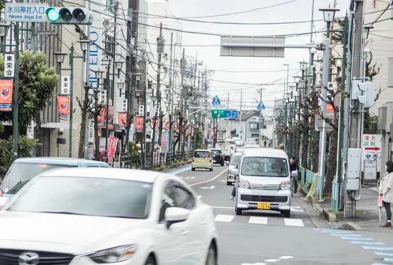氷川神社入り口