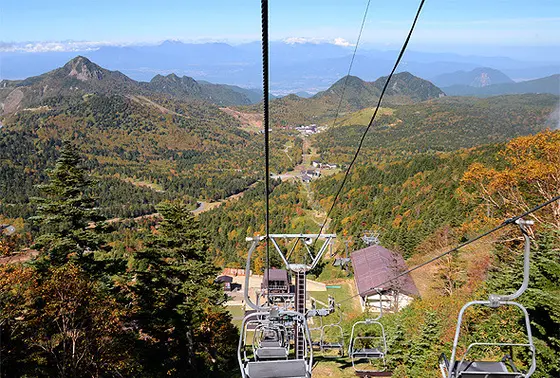 スカイレーターの次は、スカイリフトも爽快♪