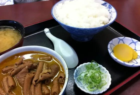 もつ煮定食