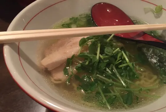 おすすめは塩ラーメン！