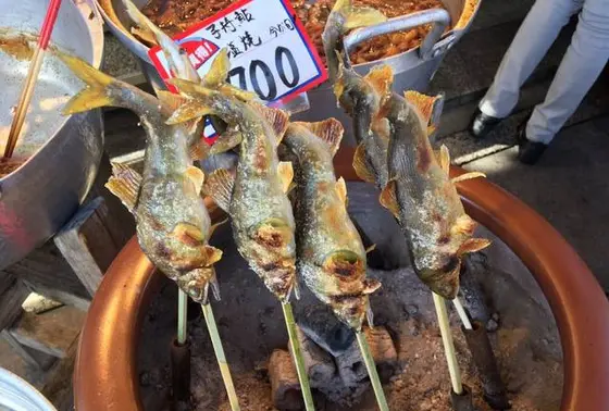 鮎の塩焼きも美味しい！
