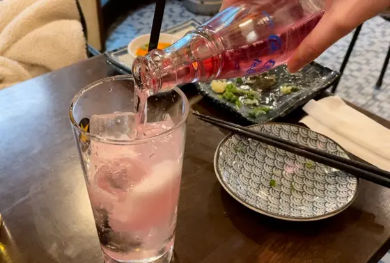 しそエキス入りのハイボール!