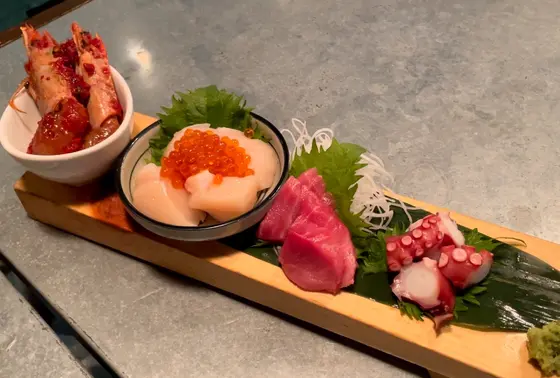 刺身盛り合わせ!