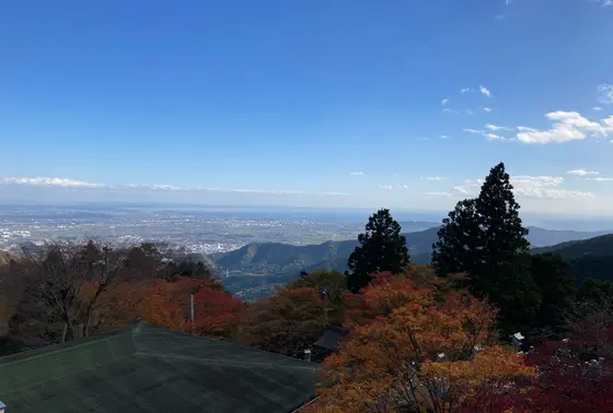 阿夫利神社下社からの景色