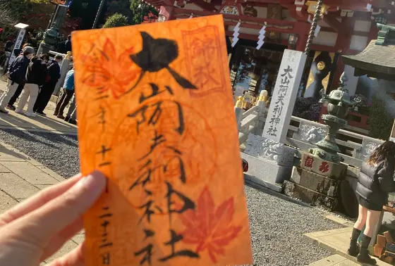 阿夫利神社紅葉御朱印