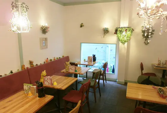 店内♪