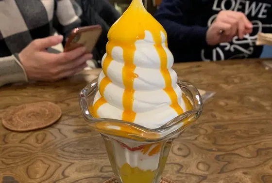王様のソフトクリームパフェ