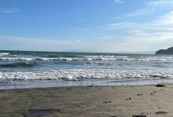 青い空、青い海