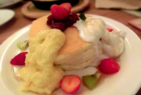 オススメはやっぱりパンケーキ！