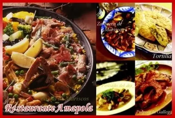 メニューはスペイン＆地中海料理