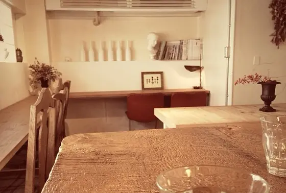 カウンター中心