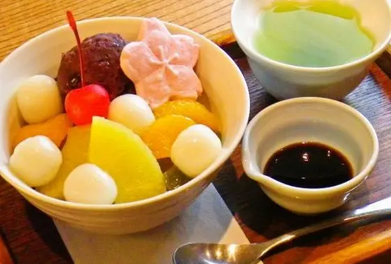 豊富な種類の甘味
