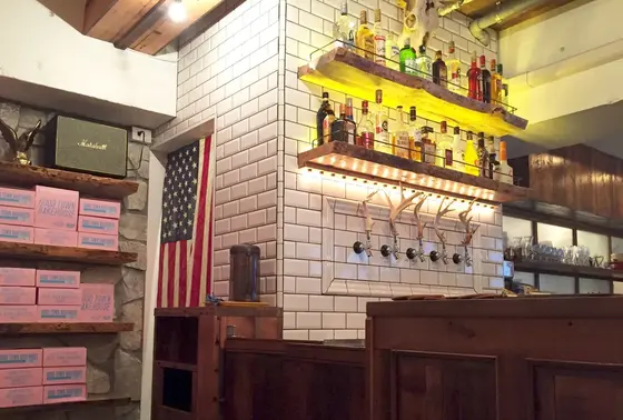アメリカンで可愛い店内