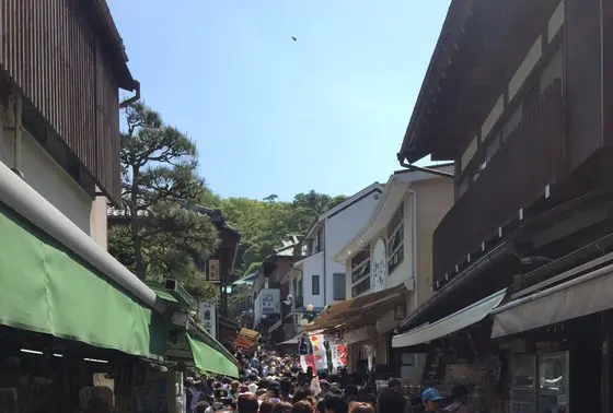 江島神社へ続く参道