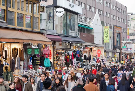 のき並ぶお店たち