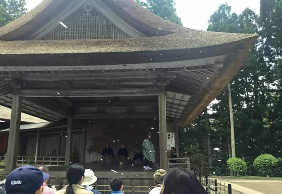 開口、狂言、能