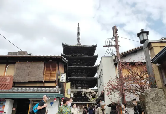 八坂の塔を望む風景