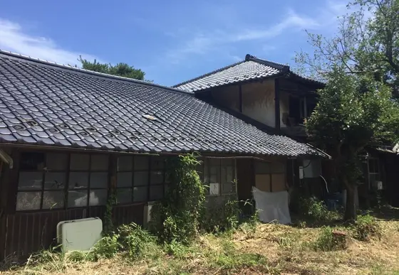 昔の古民家がお店になっています