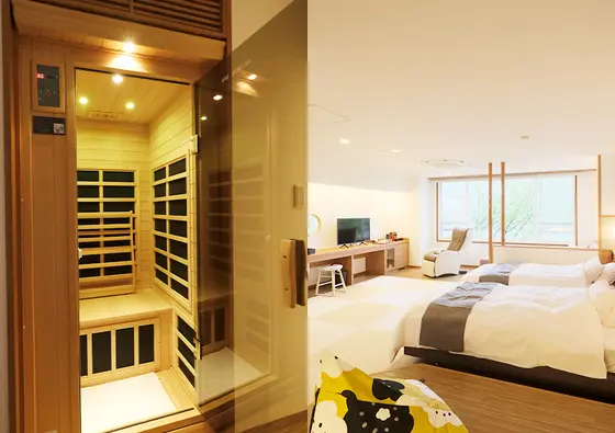 月観バスリビング＆プライベートサウナ付 和洋スイート