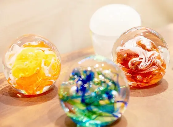 ガラス工房がありました