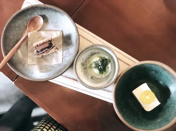 スイーツも繊細で