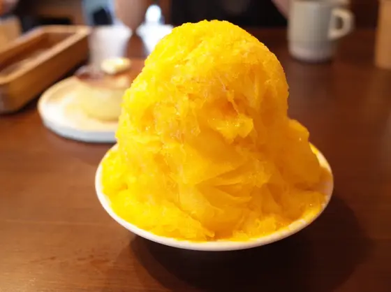マンゴーのかき氷