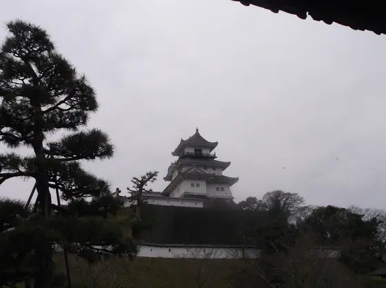 二の丸御殿からの天守
