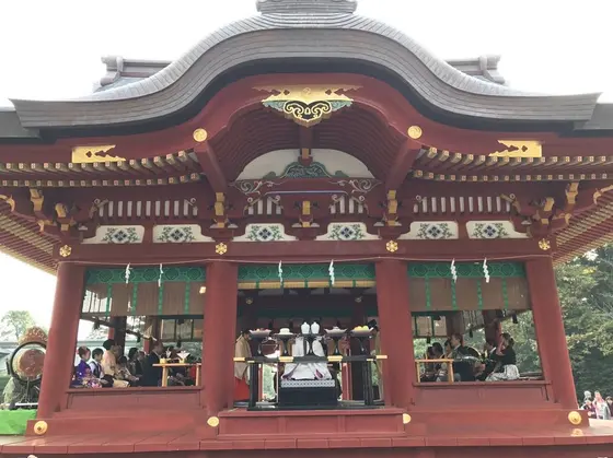 静御前が舞ったという場所
