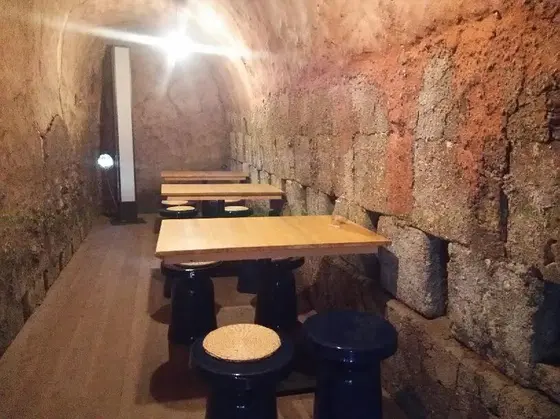 登り窯がカフェに！