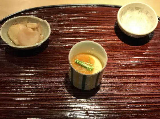 しじみ出汁の茶碗蒸し