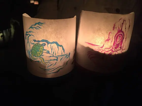 雰囲気抜群の蝋燭