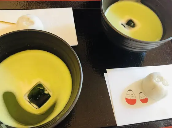 冷たいお抹茶