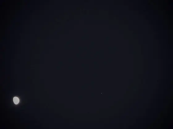 月と木星