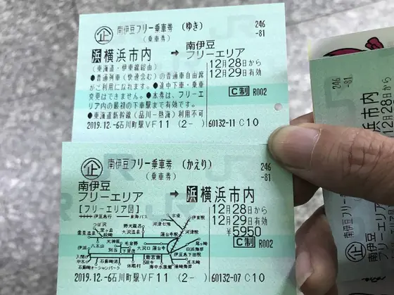 南伊豆フリー切符