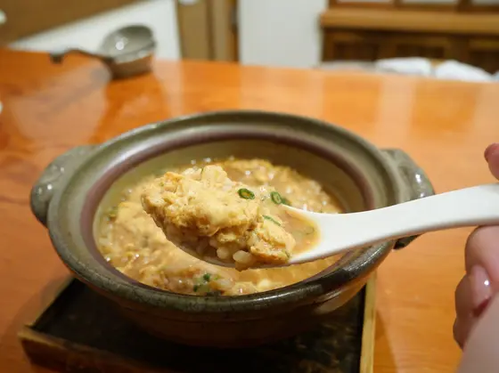 お鍋の〆は雑炊。
