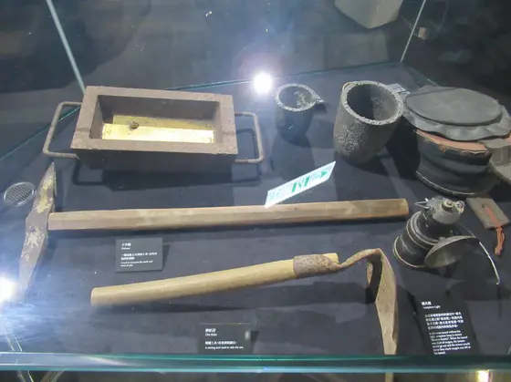 黄金館１階　展示物