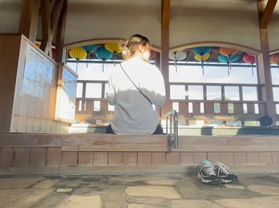 ゆったり足湯♨️