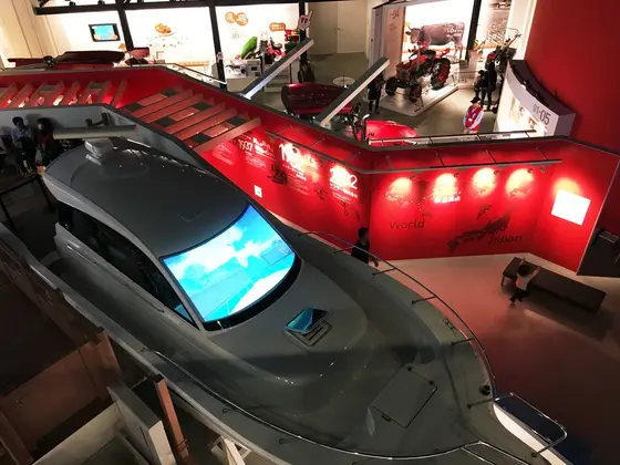 クルーズ船の運転シュミレーターも！