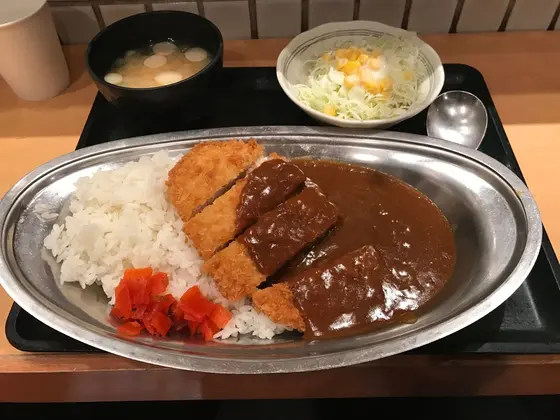 カツカレーセット600円