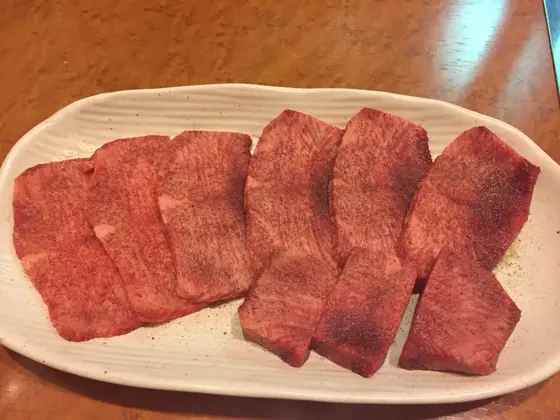 タンの盛り合わせ